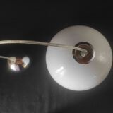 Opaline white globe pendant light