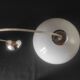 Suspension globe blanc opaline