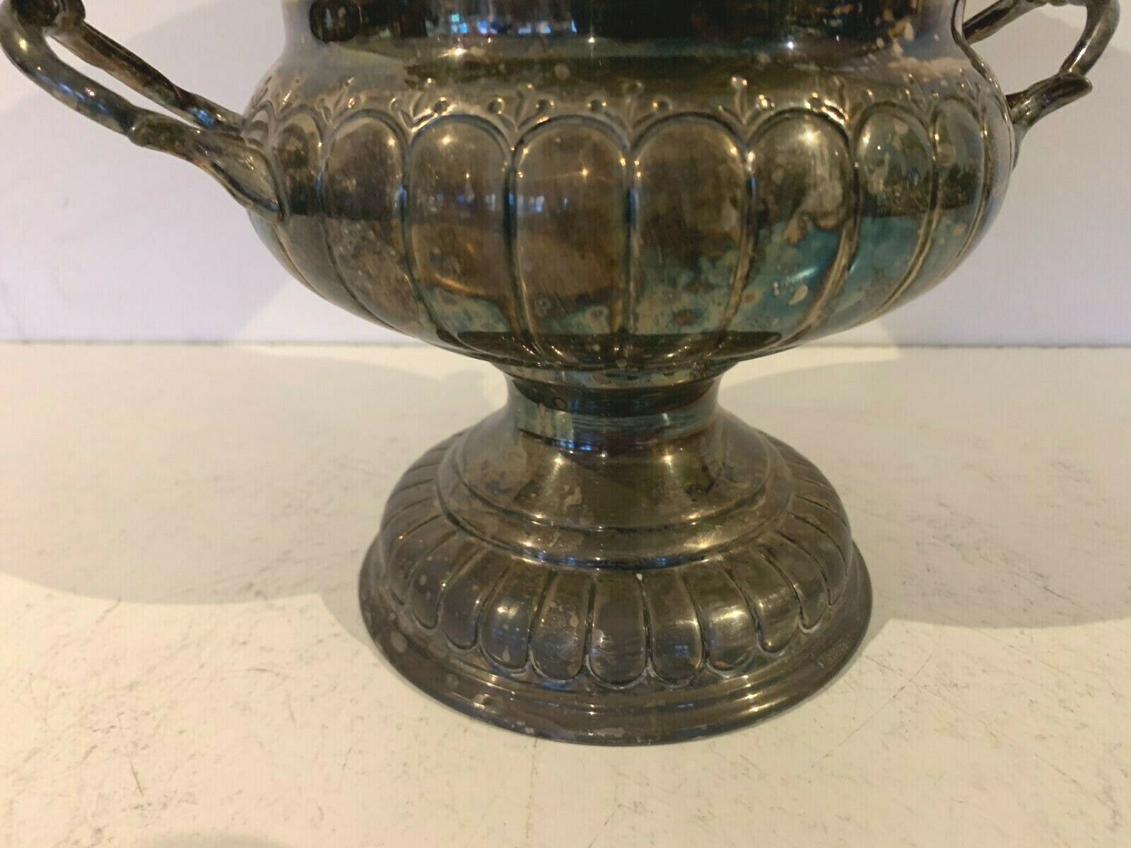 20th century silver metal champagne bucket