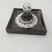 Applique/plafonnier en céramique design ouest-allemand, années 1970