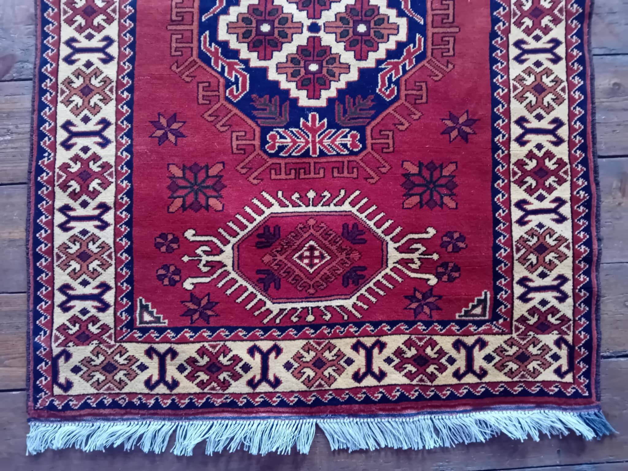 Handmade Afghan Karghai rug 146x105cm
