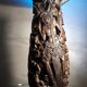 Large exotic wooden lamp finely carved Thai dancer