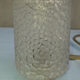 Metal and glass chandelier