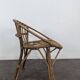Bamboo and rattan armchair
