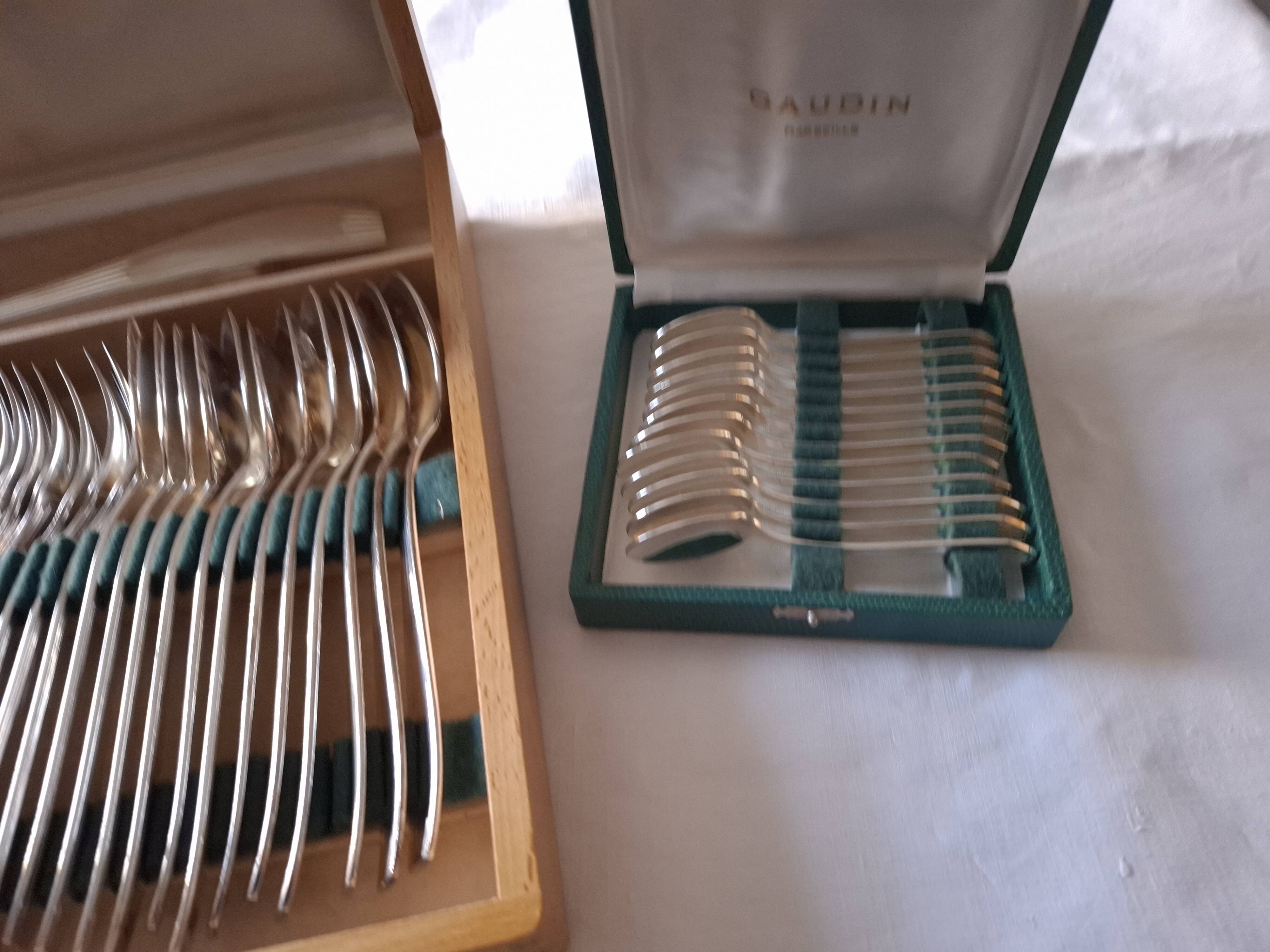 Alfemide christofle 49-piece cutlery set