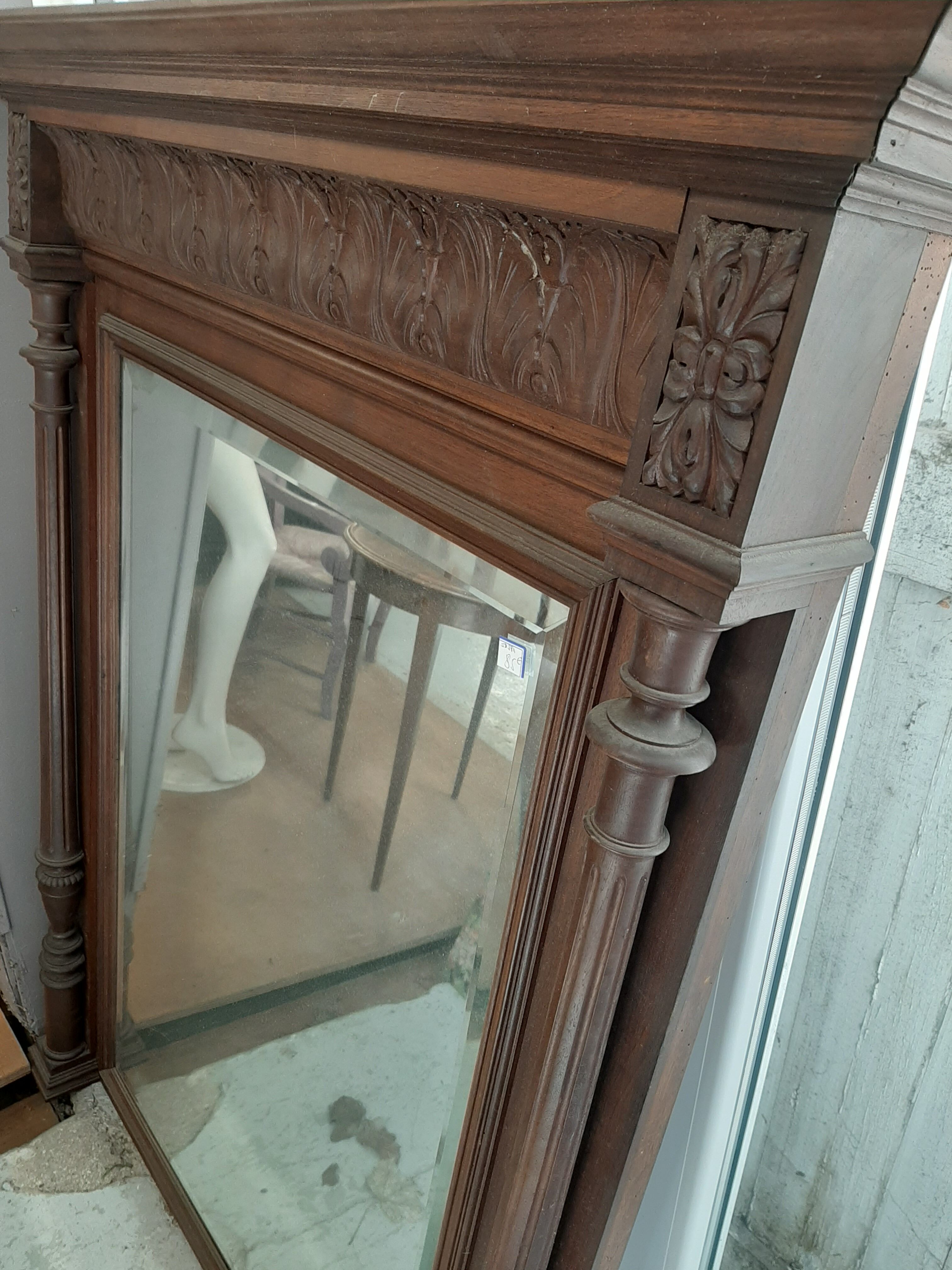 Wooden Mirror 107x138cm