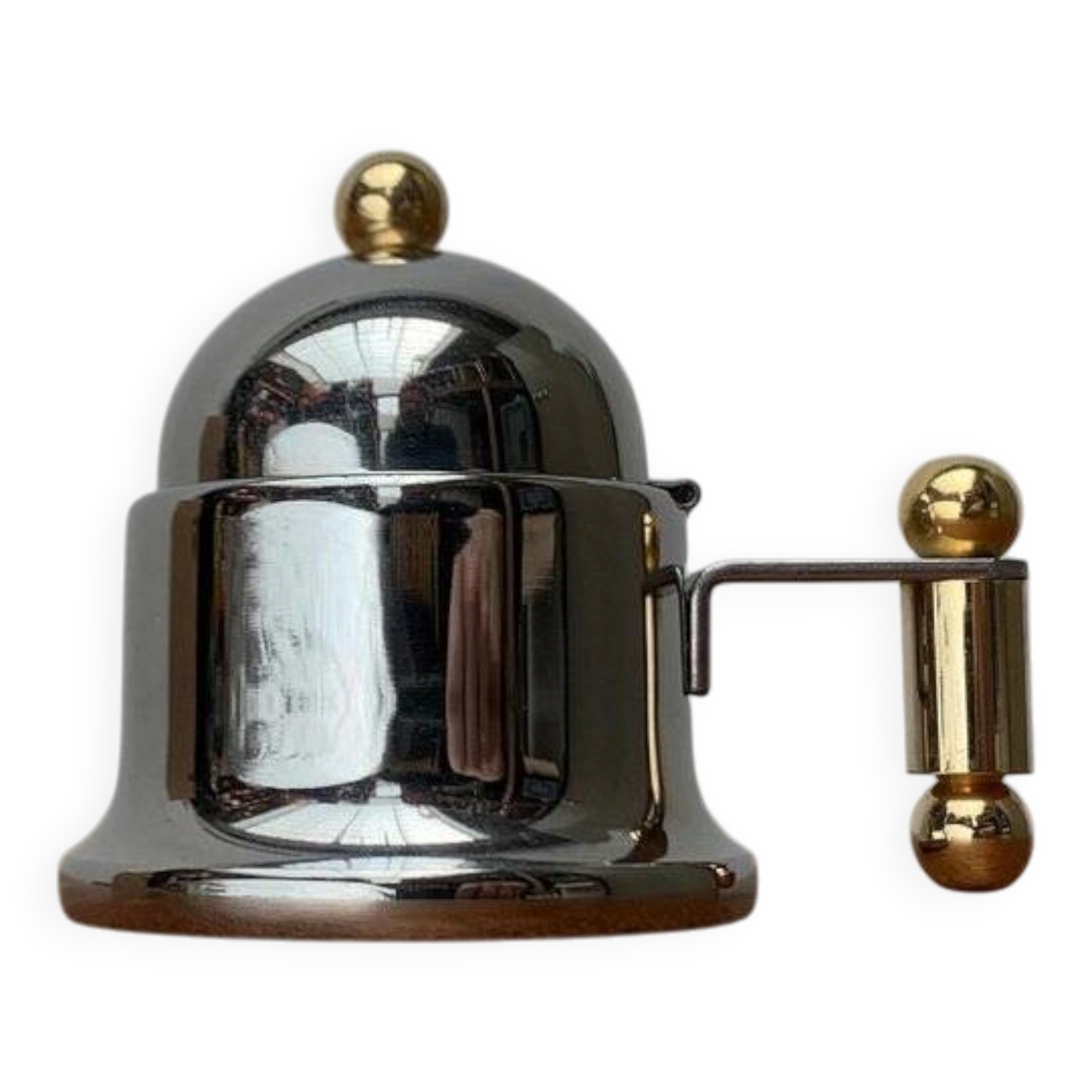 Sugar bowl from the Kontessa series, Italian postmodern design by Vev Vigano, 1980s.