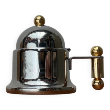 Sugar bowl from the Kontessa series, Italian postmodern design by Vev Vigano, 1980s.