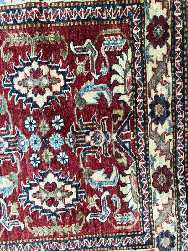 Carpet vintage Chobi Afghan done hand 92 X 116 CM