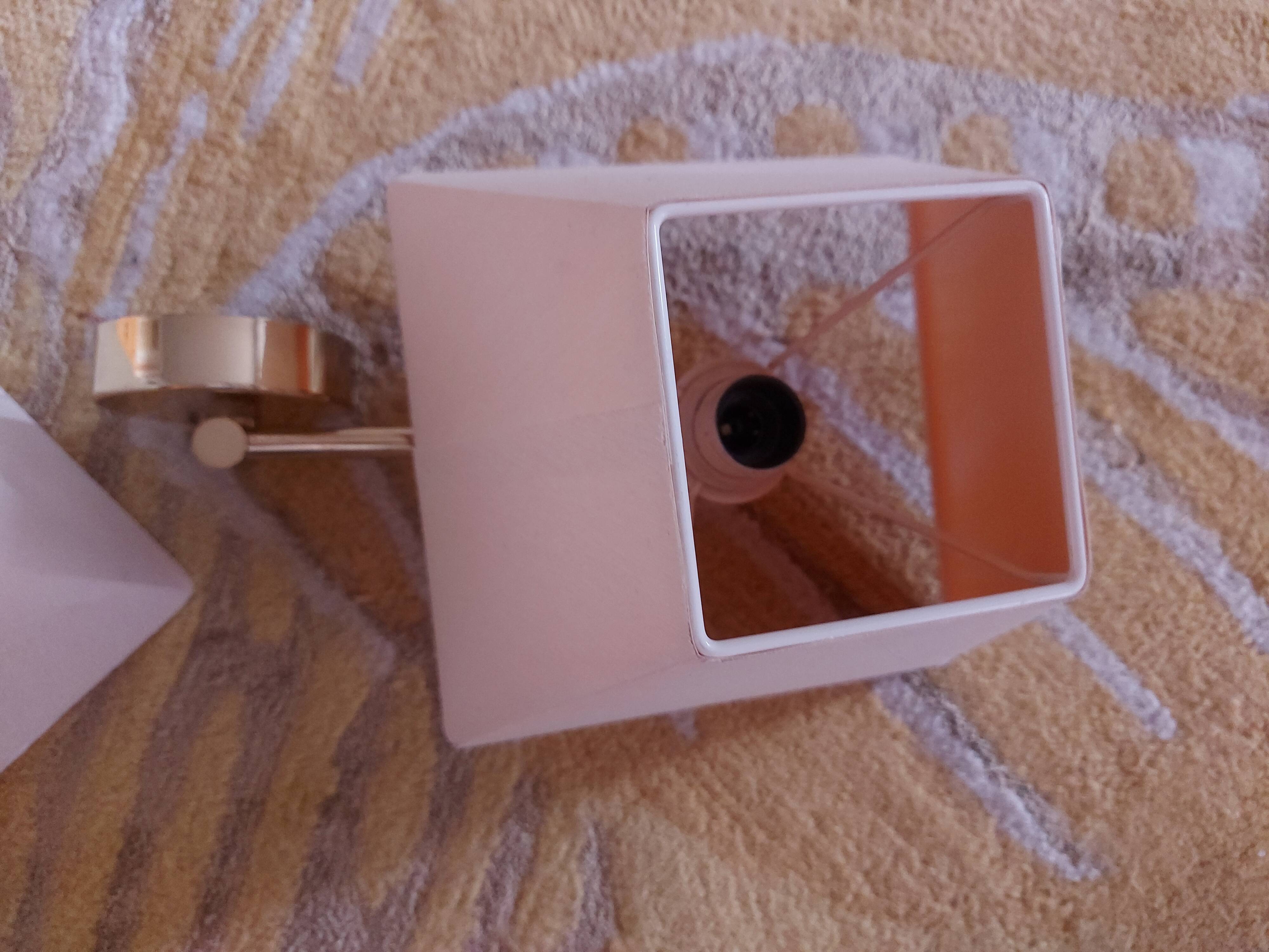TWO BRASS WALL LIGHTS