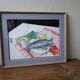 Illustration anglaise vintage représentant une nature morte
