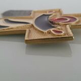 Bronze enamelled cross