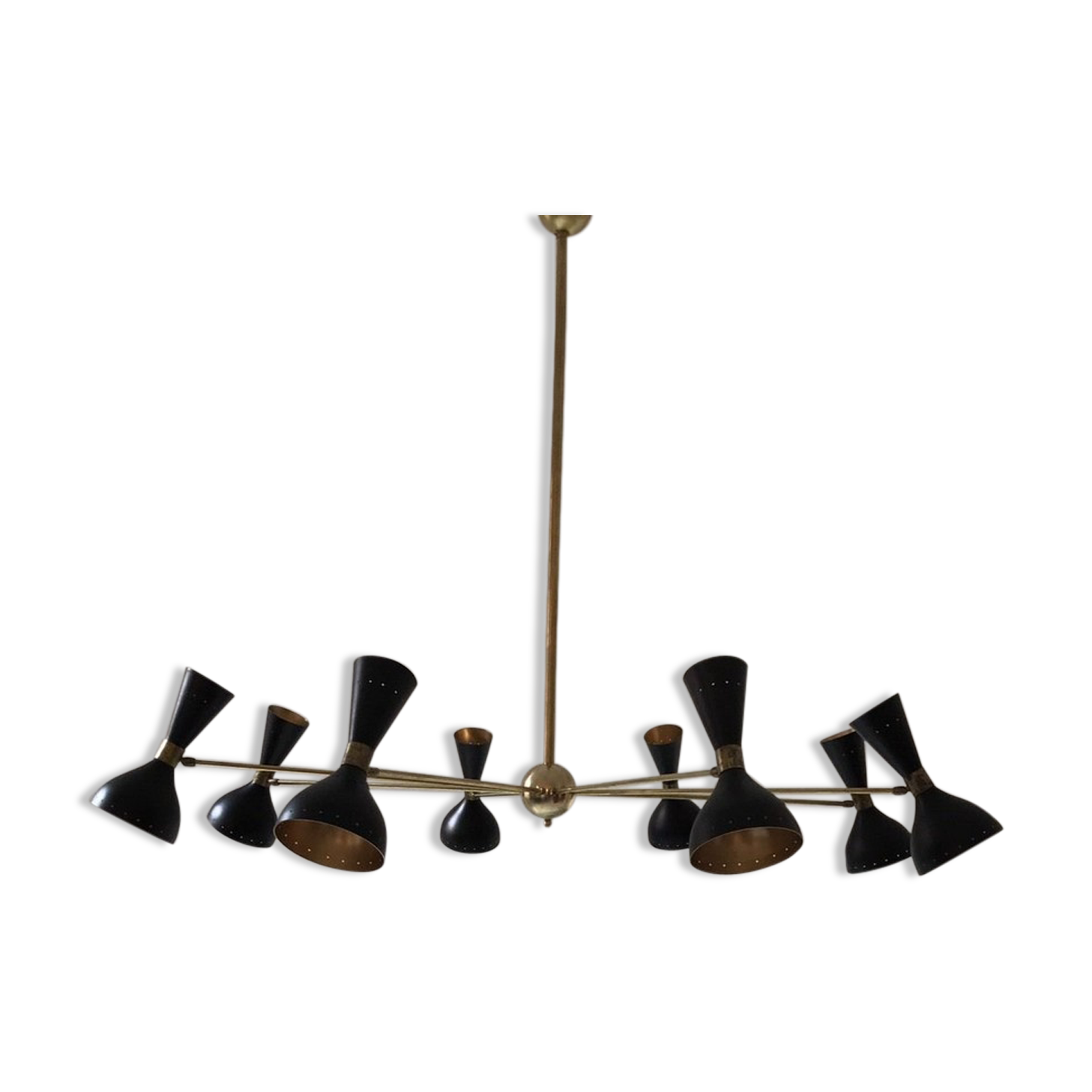 Chandelier in the style of the Italian creations of the 50s