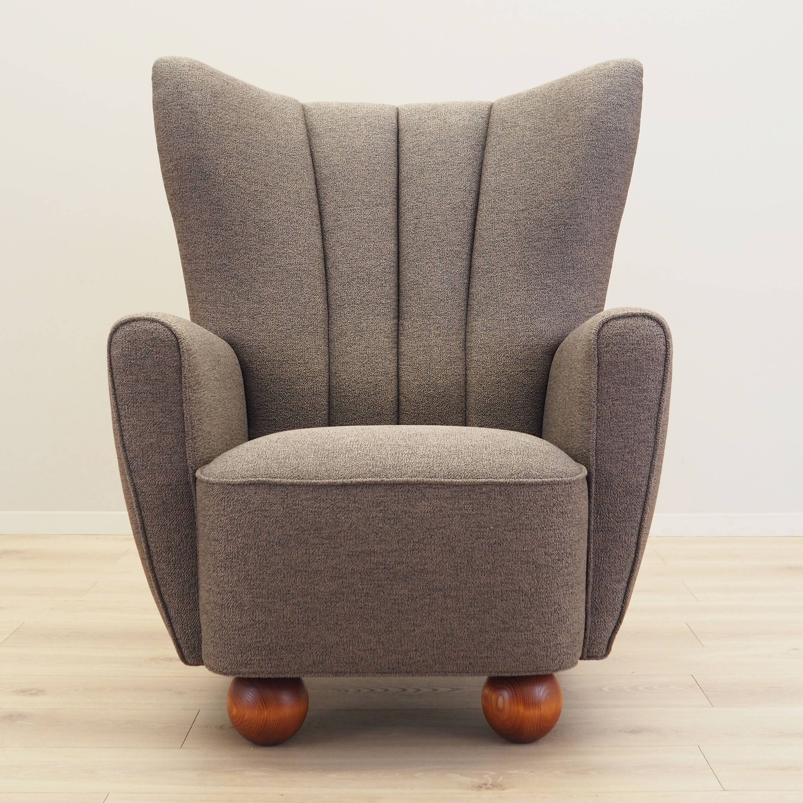 Fauteuil lounge, design scandinave, production : Danemark