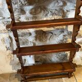 Old wooden shelf 1980 chalet decor