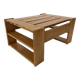 Vintage Coffee Table Pine Wood Design 1970s Coffee Table