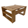 Vintage Coffee Table Pine Wood Design 1970s Coffee Table