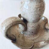 Ceramic candle holder signed Vallauris