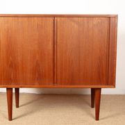 Small Danish Enfilade in teak model 42 by Kai Kristiansen, Feldballes.