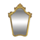 Large antique wall mirror in carved gilded wood – height: 85 cm