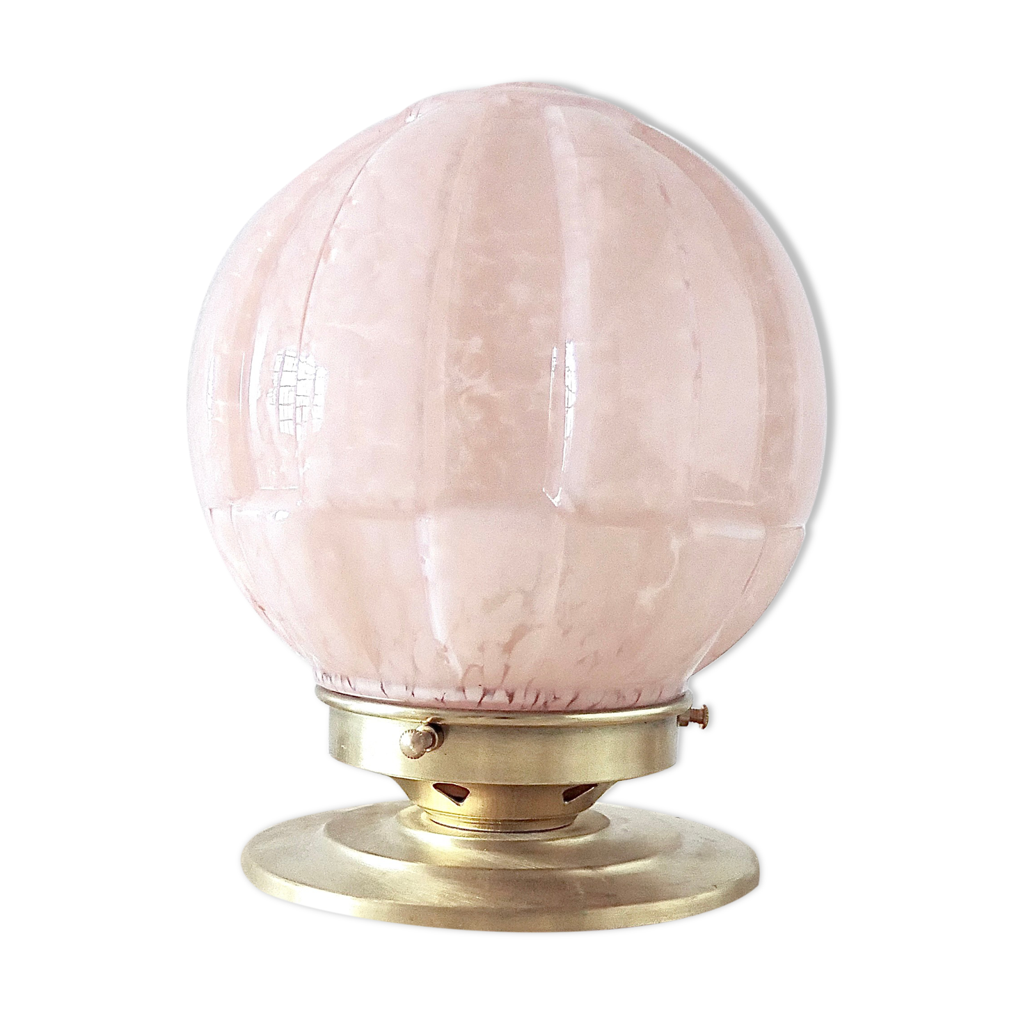 Pink Clichy glass lamp