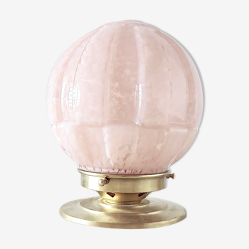 Pink Clichy glass lamp