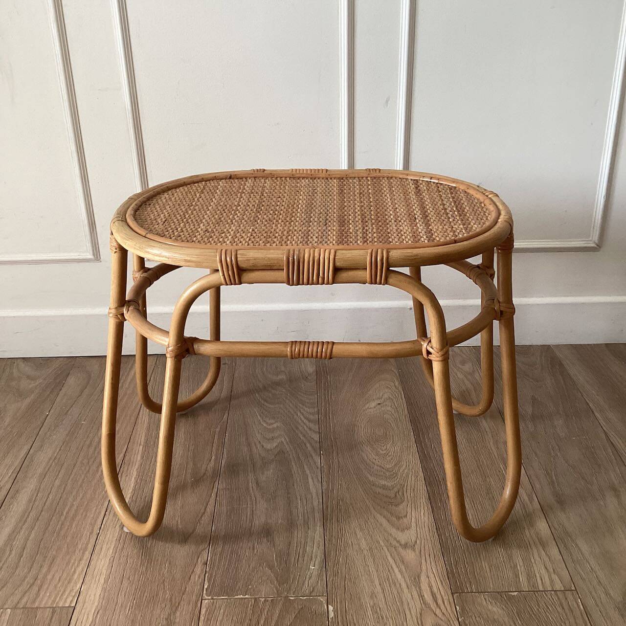 Rattan coffee table