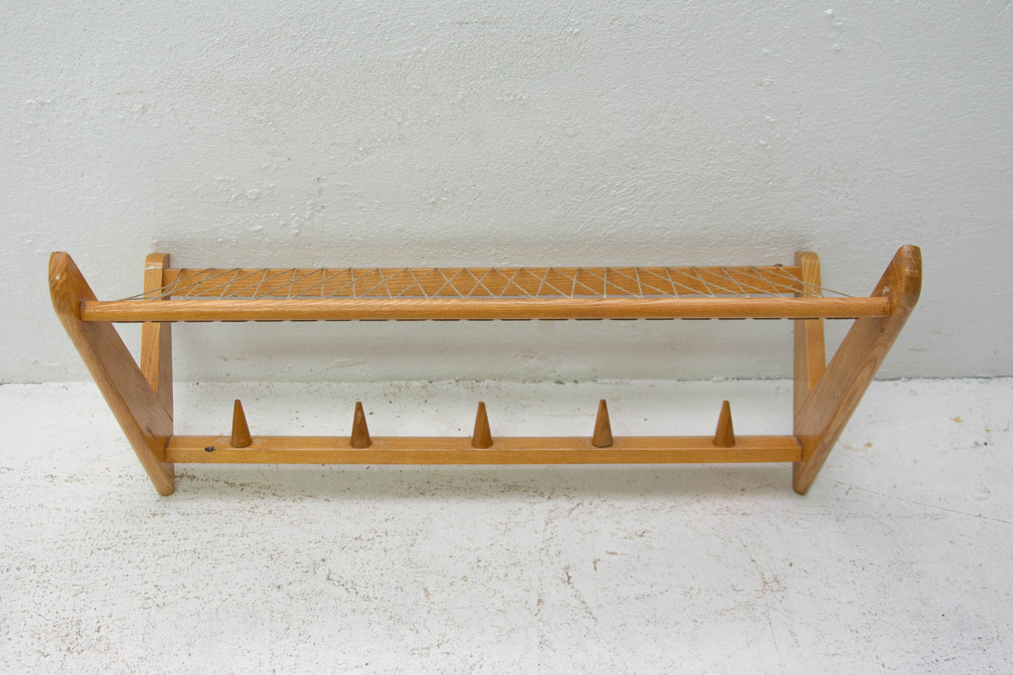 Mid century wall shelf by Krásná Jizba, Czechoslovakia, 1960´s