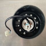 Old wall lamp molded glass 1960