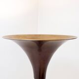 Art Deco metal and brass floor lamp