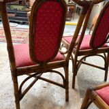 4 rattan chairs