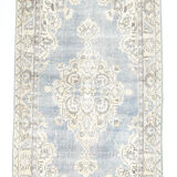 Classic soft blue carpets 216x117cm