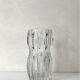 SKLO Union vase by Jan Schmidt, mid-century in clear glass