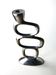 Circle candlestick by Matthew Hilton, aluminium, 1980s