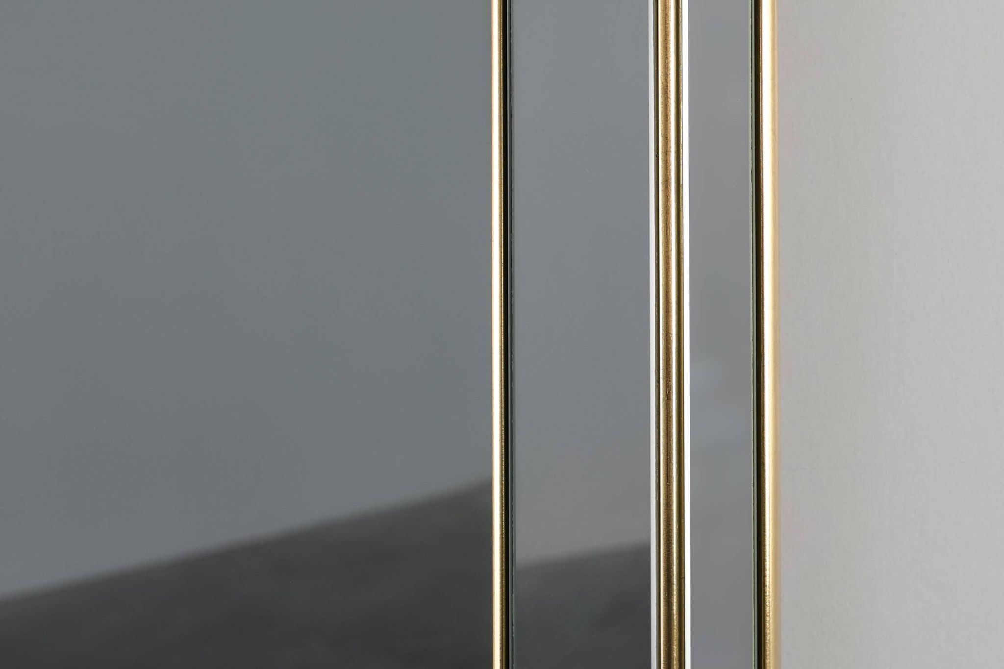 Large Hollywood Regency Deknudt Mirror in Gilt Frame, Belgium, 20th century