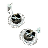 Pair of 70's Andrea Lazzari pendant lights for Morosini