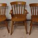 Lot de chaises et fauteuils campagnard