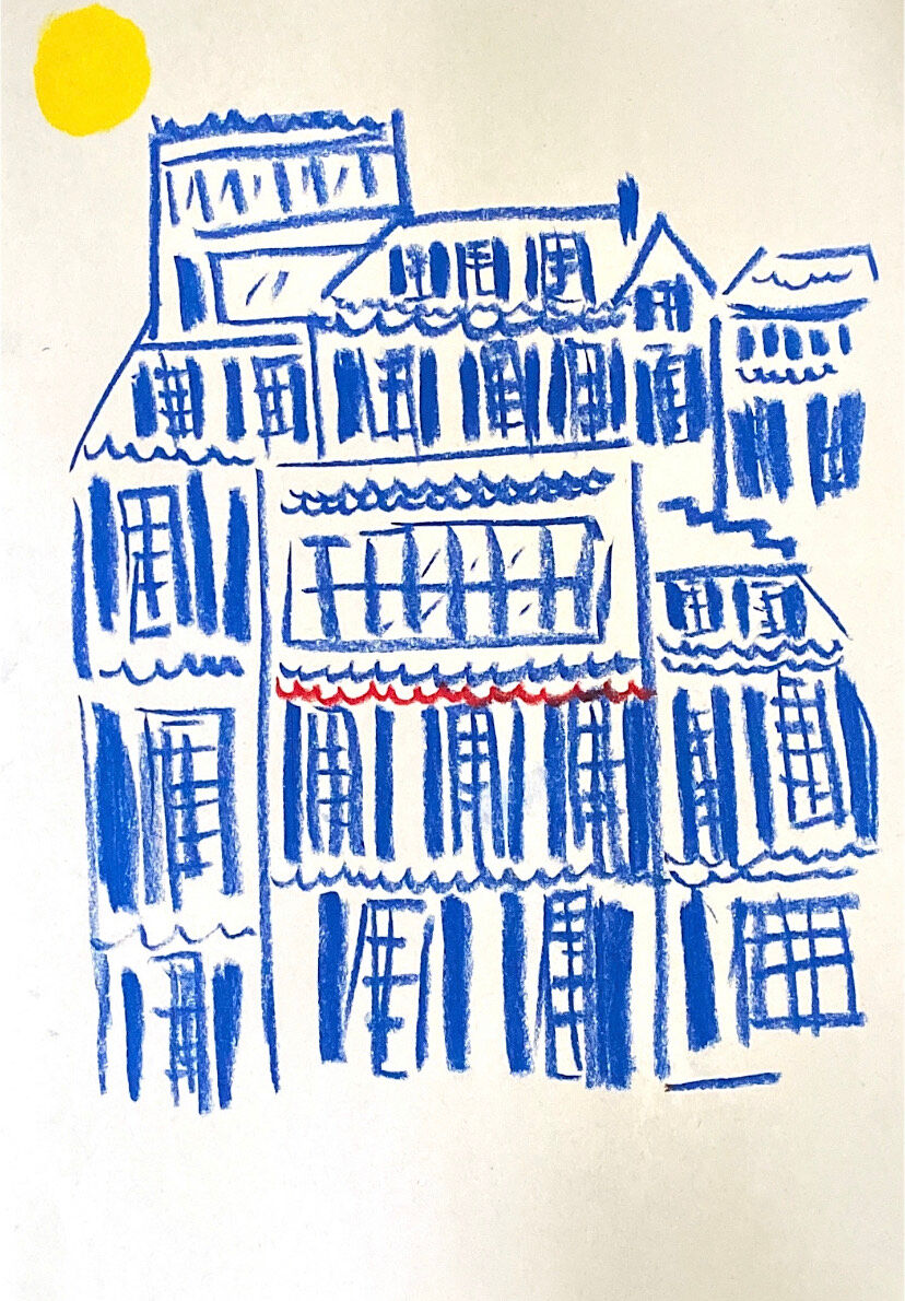 Illustration "Cohabiting" - A4