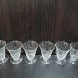Baccarat crystal liquor service model Michelangelo