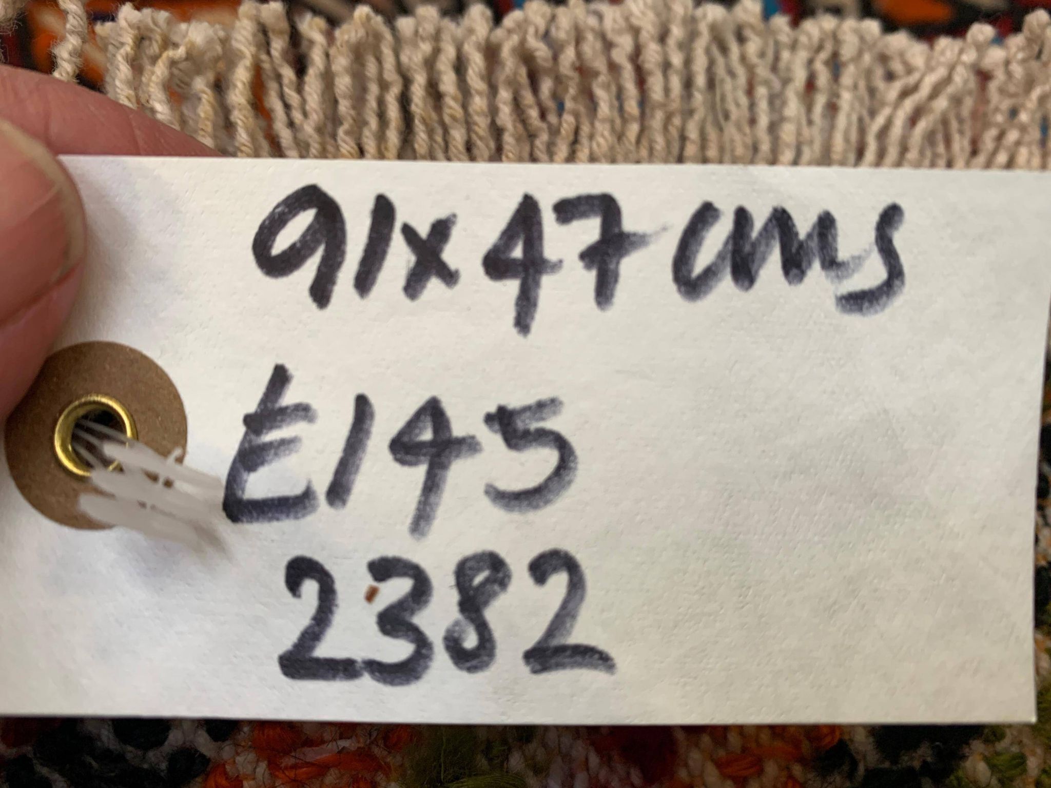 Vintage Turkish Mini Kilim 91x47 cm Wool Small Kelim Runner, shabby Chic