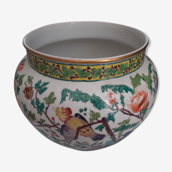 Cache pot XIXe siècle, décor japonisant