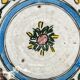 Qadjar, siliceous ceramic plate Persia Iran 18th century