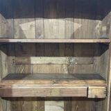 19th century raw chestnut country wardrobe