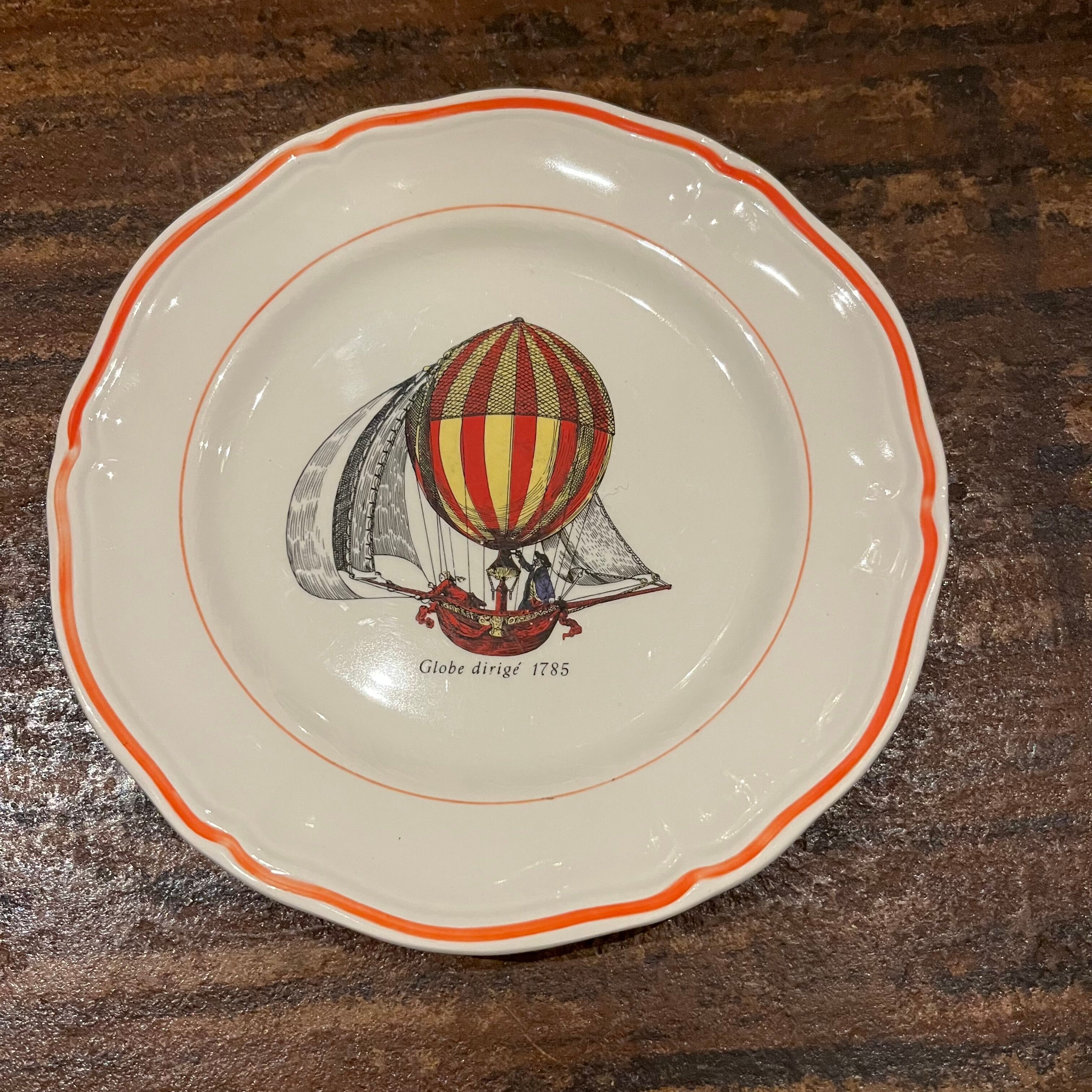hot air balloon plates
