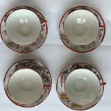 4 Chinese porcelain tea cups