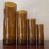 Series of 4 Jacques Bedat nesting vases from the 70s