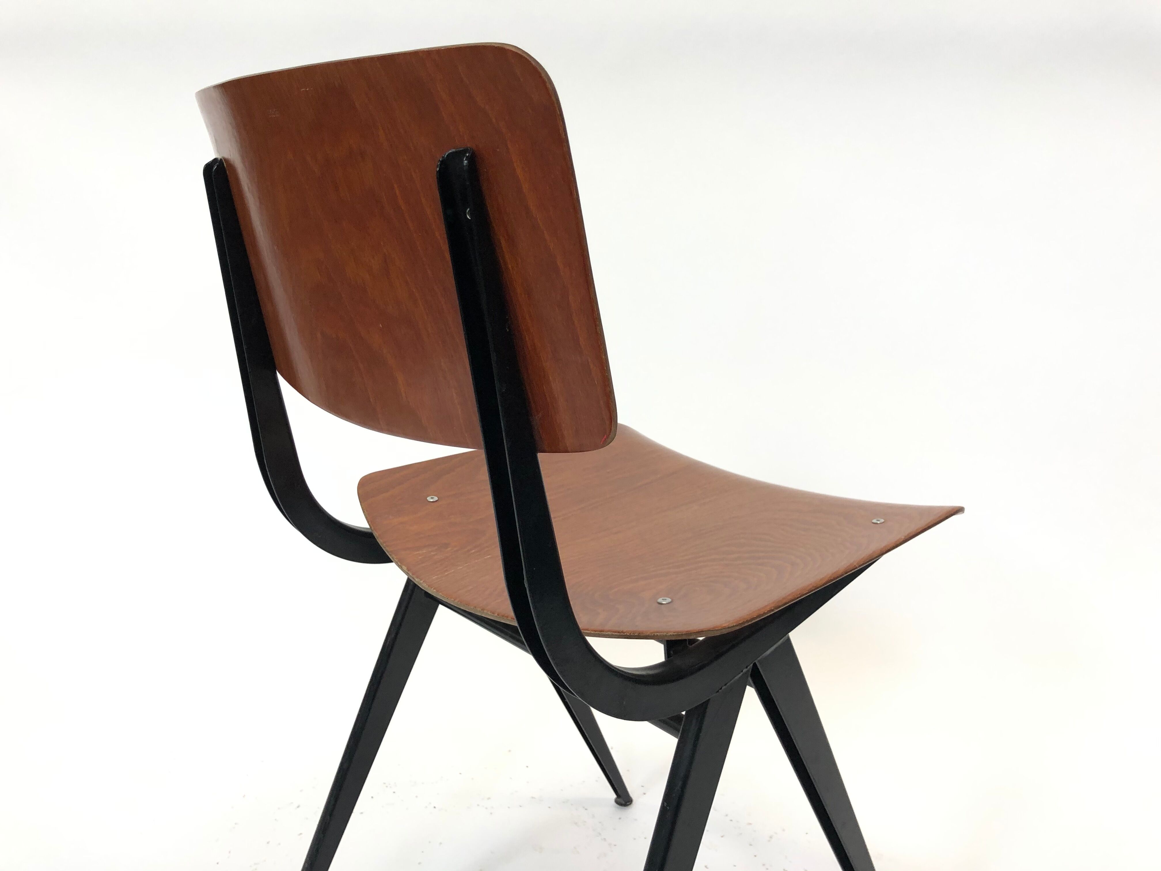 Eromes Marko vintage compass school chair