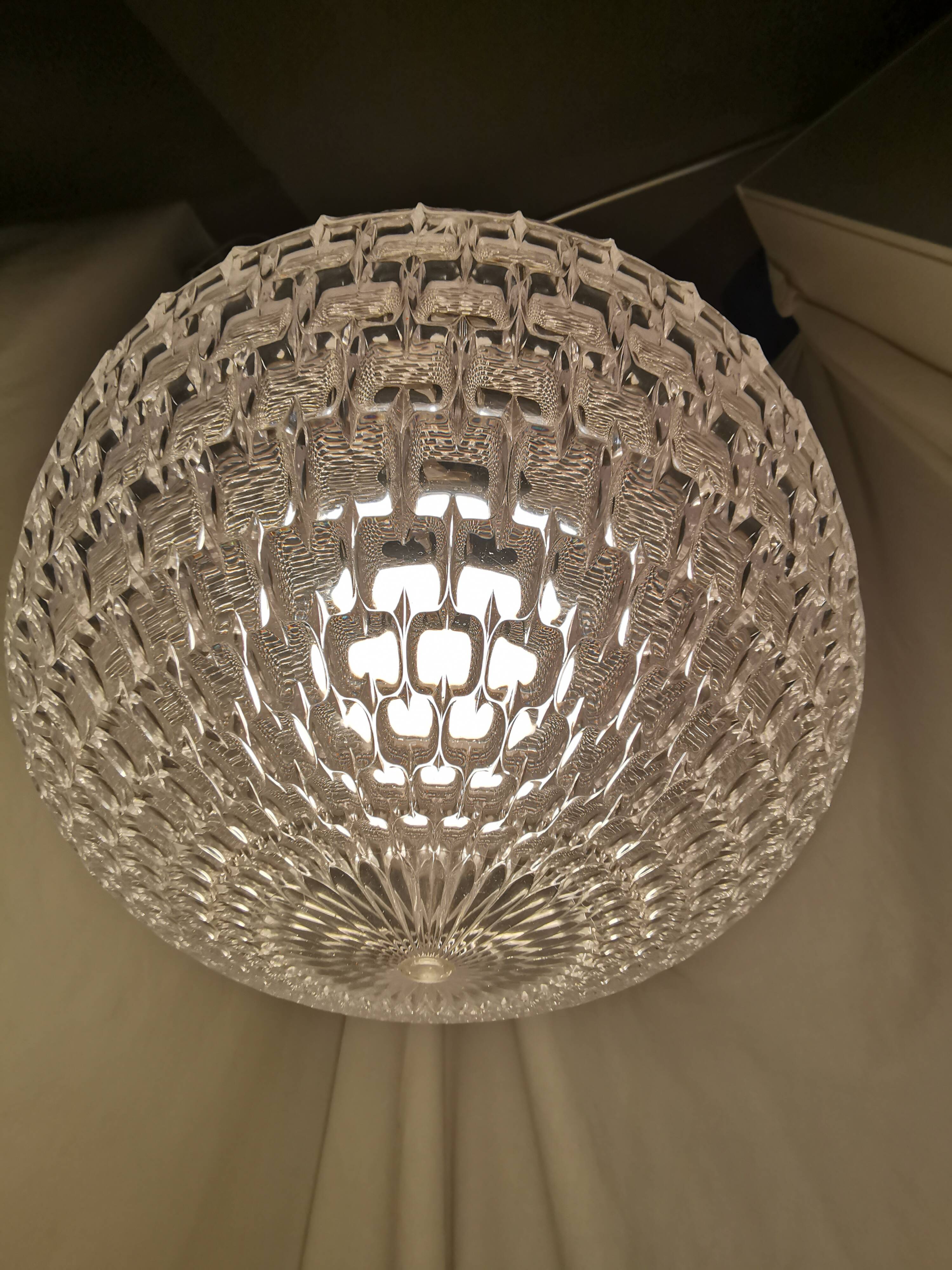 Aloys Gangkofner pendant light for Erco, Germany, Space Age, 1970.