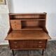Teak secretary with drawers and sliding top, Denmark, 1960.