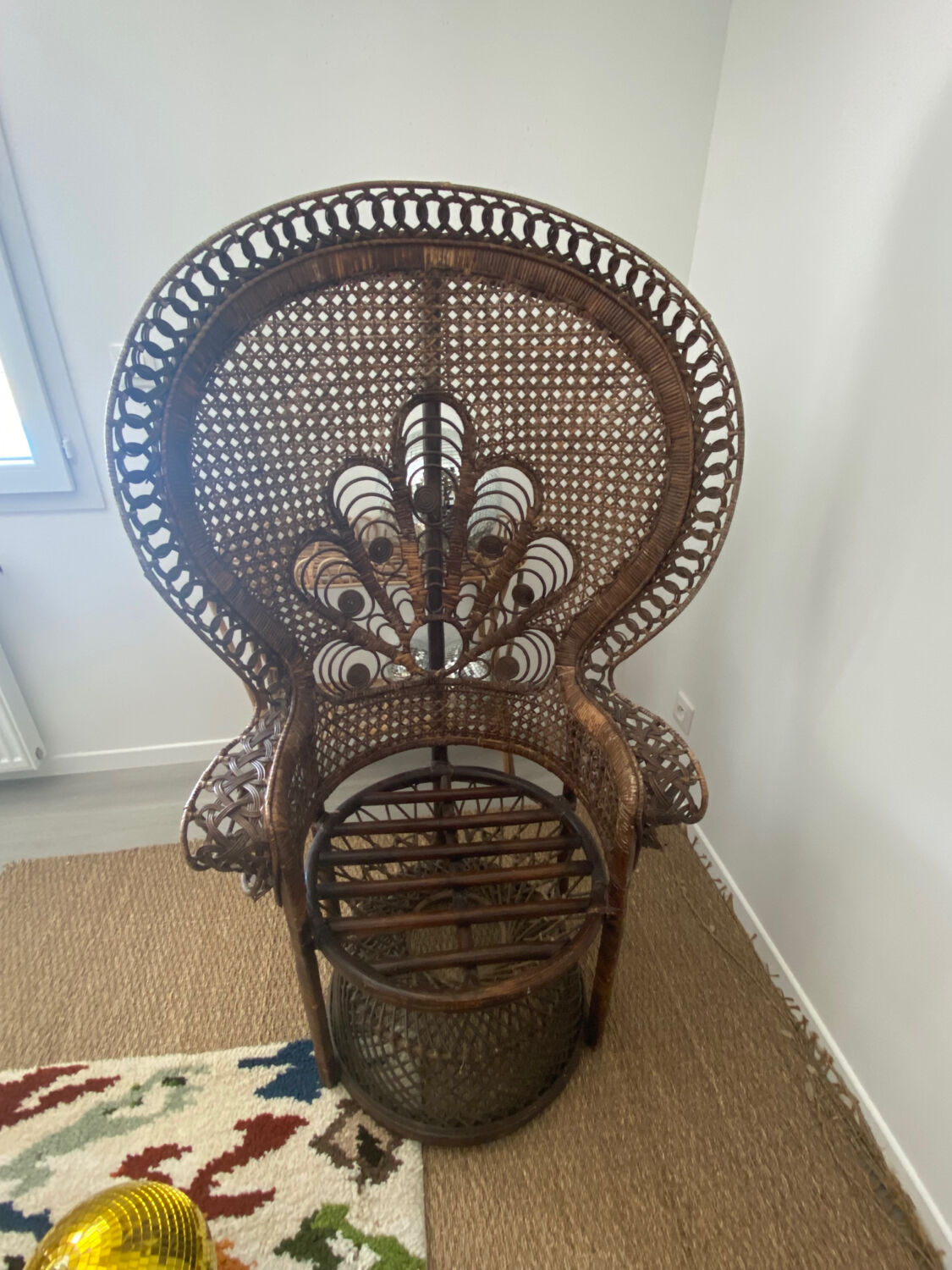 Emmanuelle peacock armchairs